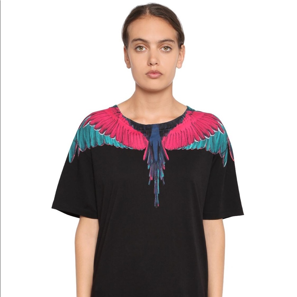 Marcelo Burlon Women’s Black Cotton T-shirt